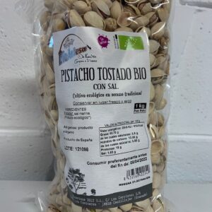 Pistacho Bio tostado con Sal  1 Kg