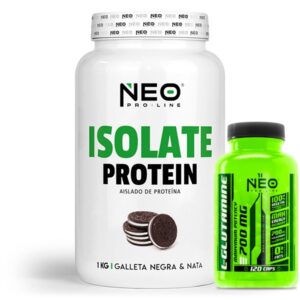 Pack Neo Isolate Protein 1Kg+L-Glutamine 120 caps