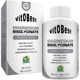 MAGNESIUM Bisglycinate 60 Cápsulas Vegetales